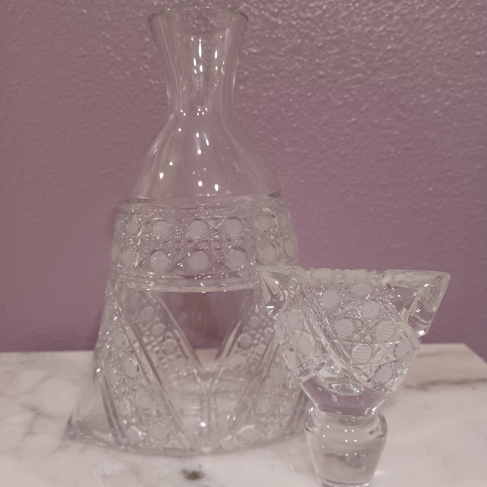 Vintage Russian Crystal Decanter - Picture 2 of 6